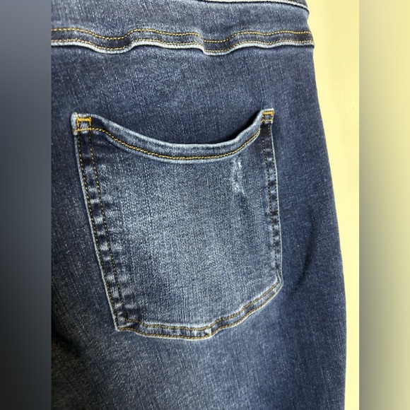 Spanx Women’s Distressed Jean Denim Jeggings Leggings MEDIUM - Picture 12 of 16
